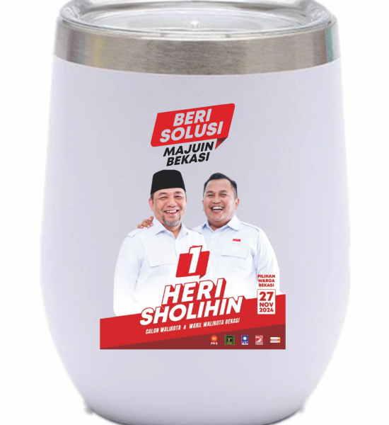 Mug Egg Calon Walikota Bekasi Jawa Barat Heri Sholihin