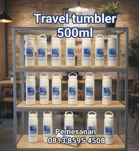 Travel Tumbler Putih Nec 500ml 