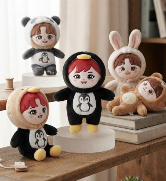 Boneka penguin lucu berkualitas premium