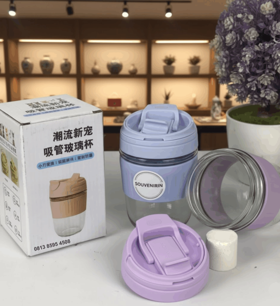 Tumbler Kaca Anti Tumpa 350 ml 